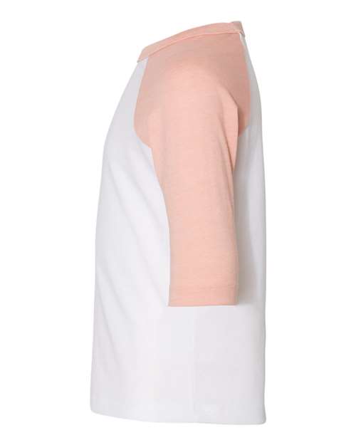 BELLA + CANVAS 3200T Toddler Three-Quarter Sleeve Baseball Tee