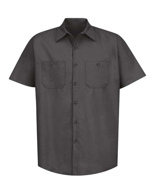 Red Kap SP24T Men's Tall Industrial Short Sleeve Work Shirt