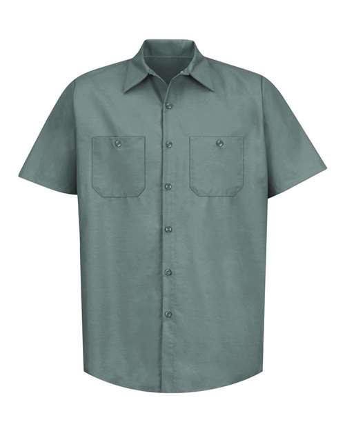 Red Kap SP24T Men's Tall Industrial Short Sleeve Work Shirt