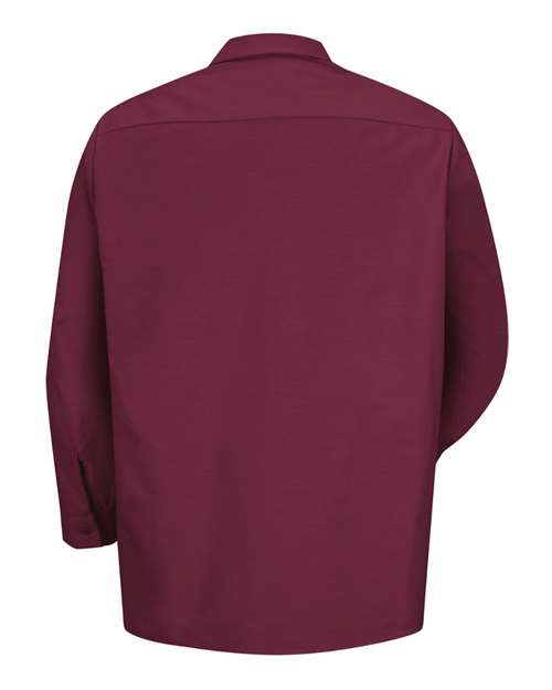Red Kap SP14T Men's Tall Industrial Long Sleeve Work Shirt