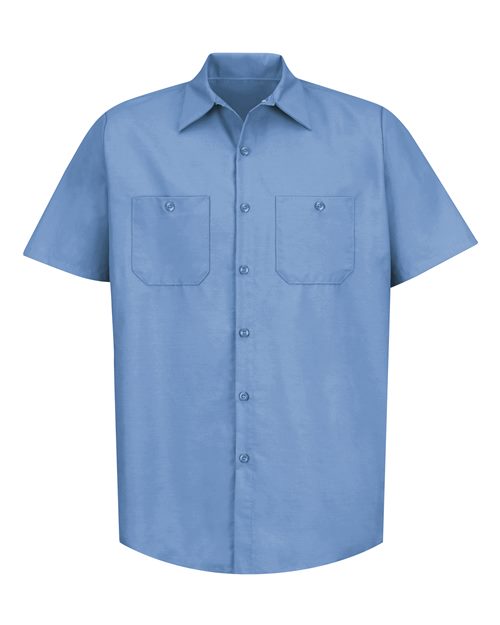 Red Kap SP24T Men's Tall Industrial Short Sleeve Work Shirt
