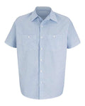 Red Kap SL20T Men's Tall Industrial Stripe Work Shirt