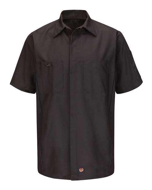 Red Kap SY20T Men's Tall Short Sleeve Automotive Crew Shirt
