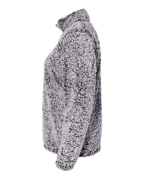 J. America 8451 Women’s Epic Sherpa Quarter-Zip Pullover