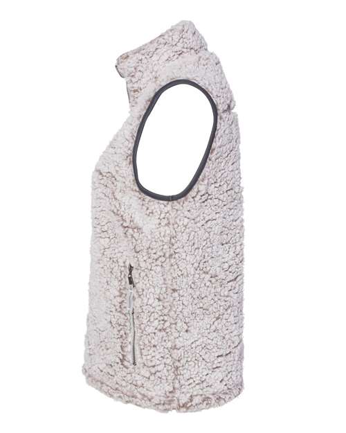 J. America 8456 Women’s Epic Sherpa Full-Zip Vest