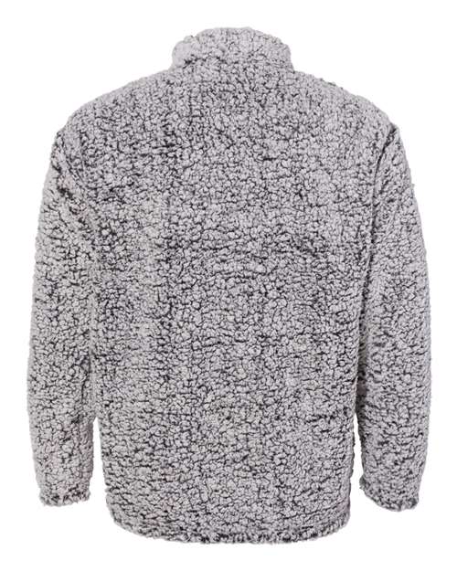 J. America 8454 Men's Sherpa Quarter-Zip Pullover
