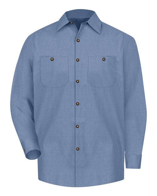 Red Kap SP14T Men's Tall Industrial Long Sleeve Work Shirt