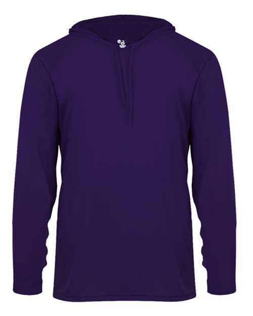 Badger 4105 Unisex B-Core Hooded Long Sleeve T-Shirt