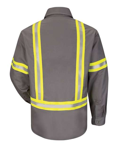 Bulwark SLDT Men's Enhanced Visibility Uniform Shirt