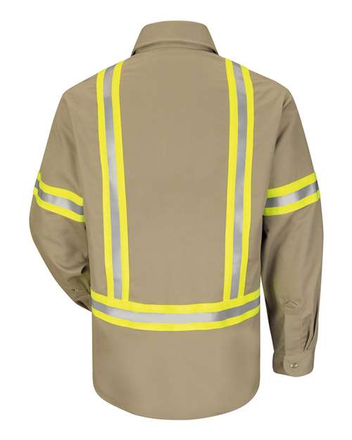 Bulwark SLDT Men's Enhanced Visibility Uniform Shirt