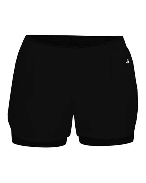 Badger 6150 Women's Double Up Shorts