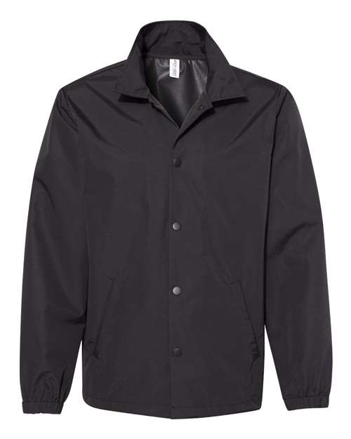 Independent Trading Co. EXP99CNB Men's Water-Resistant Windbreaker Coach’s Jacket
