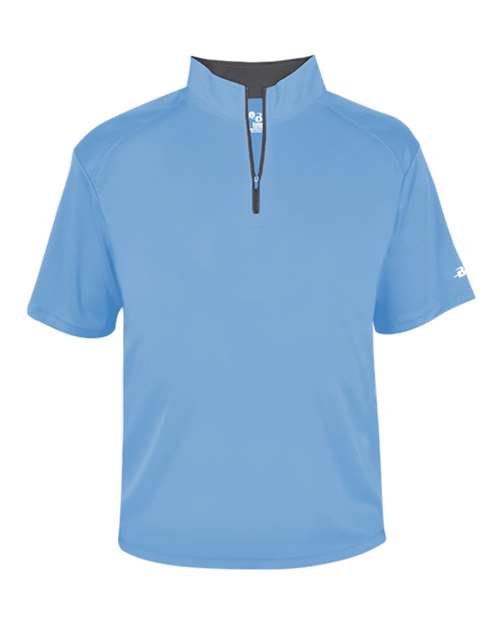 Badger 4199 Men's B-Core Short Sleeve Quarter-Zip