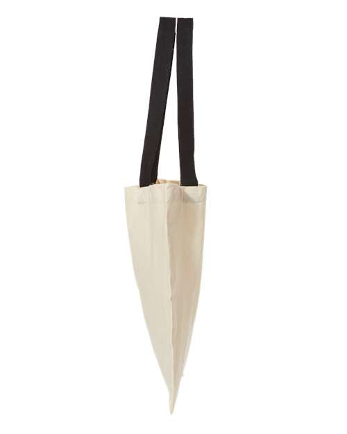 OAD OAD105 Contrast-Color Handle Tote