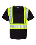 Kishigo B200-204 Unisex EV Series® Enhanced Visibility Contrast Pocket T-Shirt
