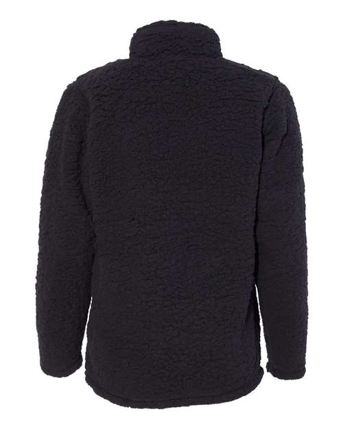 J. America 8451 Women’s Epic Sherpa Quarter-Zip Pullover