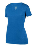 Augusta Sportswear 2902 Women's Shadow Tonal Heather Training V-Neck T-Shirt