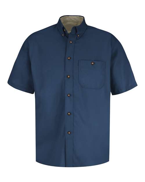 Red Kap SC64 Men's Short Sleeve 100% Cotton Dress Shirt
