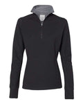 J. America 8433 Women’s Omega Stretch Quarter-Zip Pullover