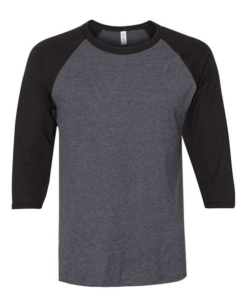 JERZEES 560RR Premium Blend Ringspun Three-Quarter Sleeve Raglan Baseball T-Shirt