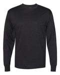 Hanes W120 Unisex Workwear Long Sleeve Pocket T-Shirt