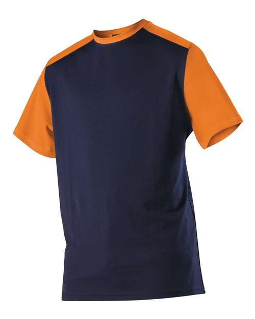Alleson Athletic 532CJY Youth Crewneck Pullover Baseball Jersey