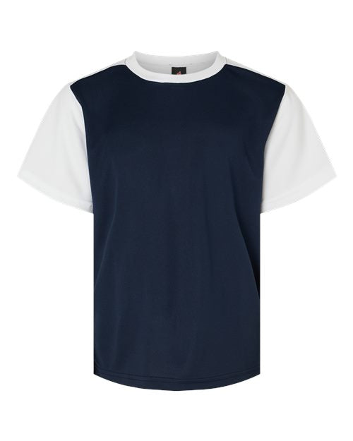 Alleson Athletic 532CJY Youth Crewneck Pullover Baseball Jersey