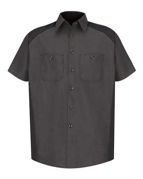Red Kap SP28 Men's Short Sleeve Motorsports Shirt