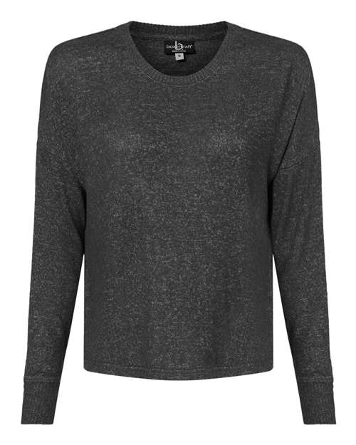 Boxercraft L06 Women's Cuddle Fleece Boxy Crewneck Pullover
