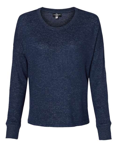 Boxercraft L06 Women's Cuddle Fleece Boxy Crewneck Pullover