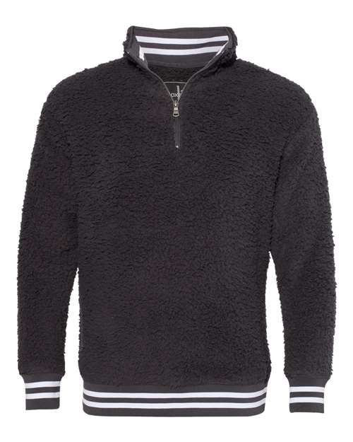 Boxercraft Q20 Unisex Varsity Sherpa Quarter-Zip Pullover