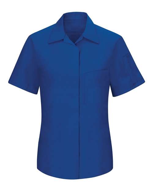 Red Kap SY41 Women's Performance Plus Short Sleeve Shop Shirt with Oilblok Technology