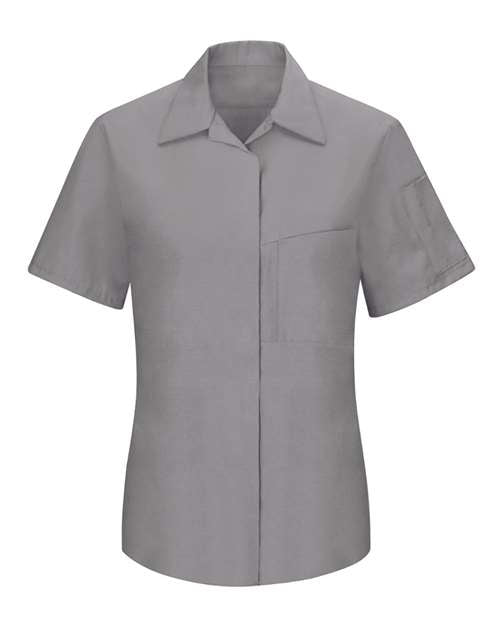 Red Kap SY41 Women's Performance Plus Short Sleeve Shop Shirt with Oilblok Technology