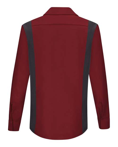 Red Kap SY31 Women's Performance Plus Long Sleeve Shop Shirt with Oilblok Technology