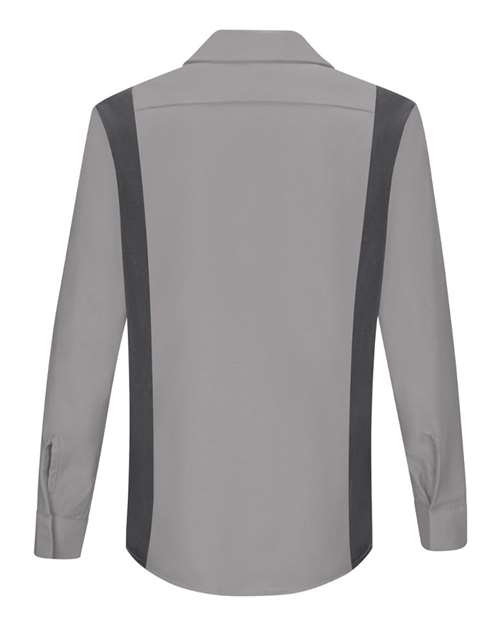 Red Kap SY31 Women's Performance Plus Long Sleeve Shop Shirt with Oilblok Technology