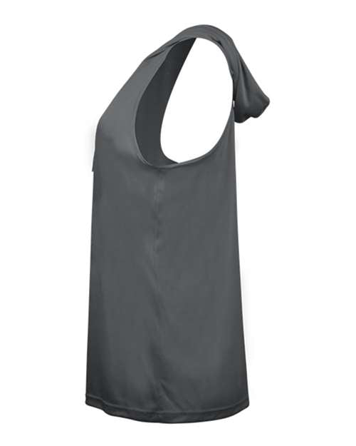 Badger 4111 Women's B-Core Racerback Hooded Tank Top