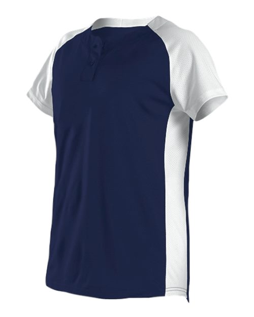 Alleson Athletic 522PDWG Girls' Two Button Fastpitch Jersey