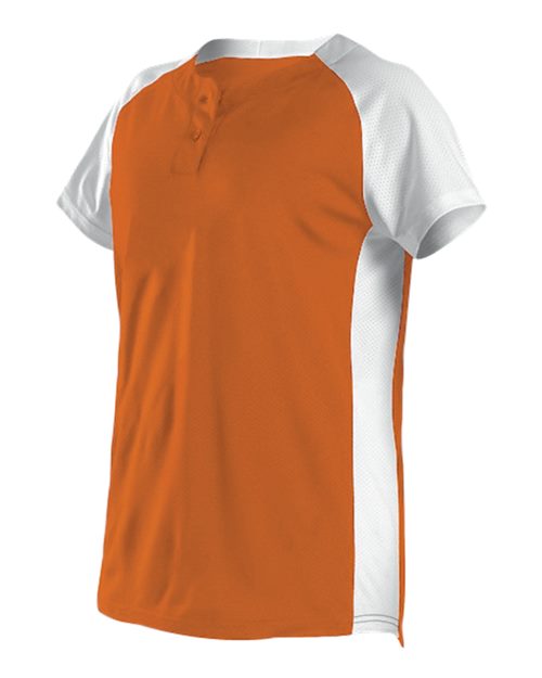 Alleson Athletic 522PDWG Girls' Two Button Fastpitch Jersey