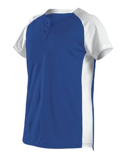Alleson Athletic 522PDWG Girls' Two Button Fastpitch Jersey