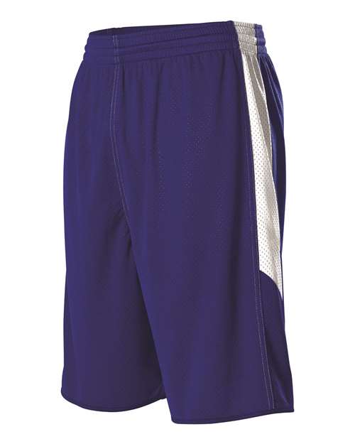 Alleson Athletic 589PSP Men's Single Ply Reversible Basketball Shorts
