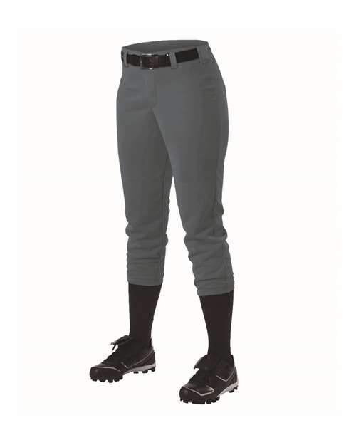 Alleson Athletic 605PBW Women's Fastpitch Softball Pants with Belt Loops