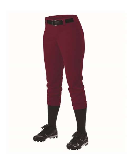 Alleson Athletic 605PBW Women's Fastpitch Softball Pants with Belt Loops