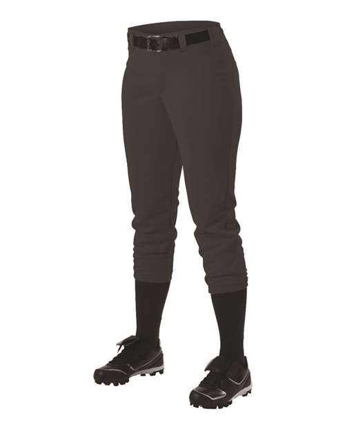 Alleson Athletic 605PBWY Girls' Fastpitch Softball Pants with Belt Loops