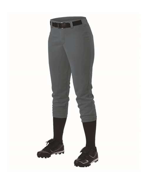 Alleson Athletic 605PBWY Girls' Fastpitch Softball Pants with Belt Loops