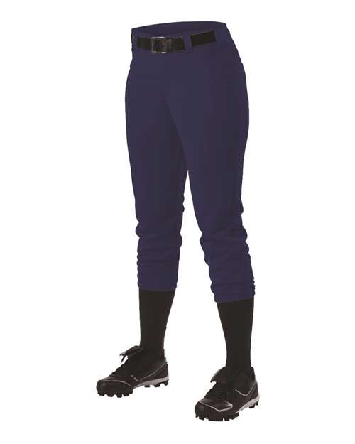 Alleson Athletic 605PBWY Girls' Fastpitch Softball Pants with Belt Loops