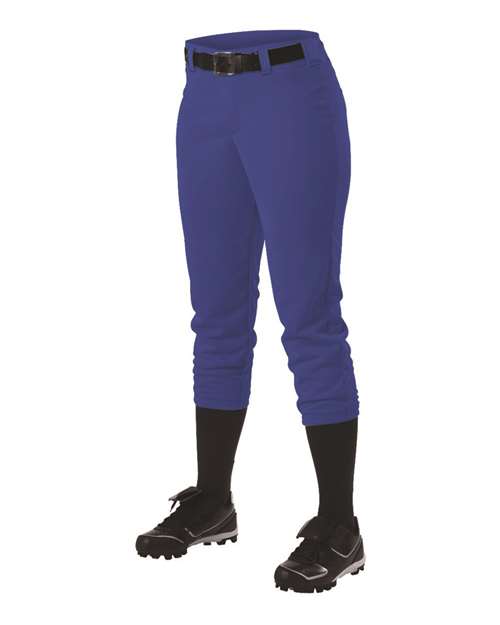 Alleson Athletic 605PBWY Girls' Fastpitch Softball Pants with Belt Loops