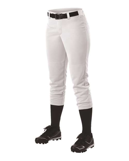 Alleson Athletic 605PBWY Girls' Fastpitch Softball Pants with Belt Loops