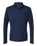 Adidas A475 Men's Lightweight Mélange Quarter-Zip Pullover