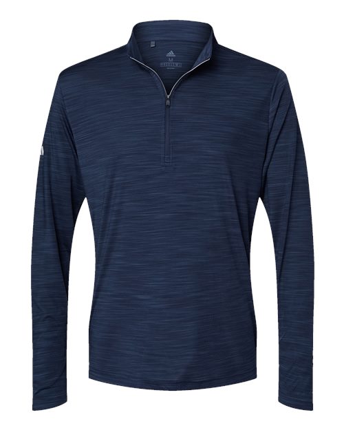 Adidas A475 Men's Lightweight Mélange Quarter-Zip Pullover
