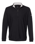 Adidas A295 Men's Textured Quarter-Zip Pullover